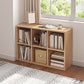 Modern Standard Bookcase Engineered Wood Open Back Bookshelf 47"L x 12"W x 25"H Natural Clearhalo 'Bookcases' 'furn' 'furn_bookcases' 'Furniture' 'Office Furniture' 6717591