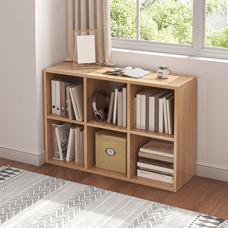 Modern Standard Bookcase Engineered Wood Open Back Bookshelf 47"L x 12"W x 25"H Natural Clearhalo 'Bookcases' 'furn' 'furn_bookcases' 'Furniture' 'Office Furniture' 6717591