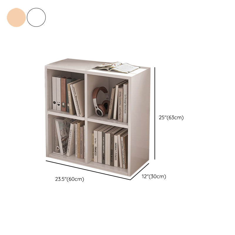 Modern Standard Bookcase Engineered Wood Open Back Bookshelf Clearhalo 'Bookcases' 'furn' 'furn_bookcases' 'Furniture' 'Office Furniture' 6717605