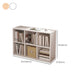 Modern Standard Bookcase Engineered Wood Open Back Bookshelf Clearhalo 'Bookcases' 'furn' 'furn_bookcases' 'Furniture' 'Office Furniture' 6717606