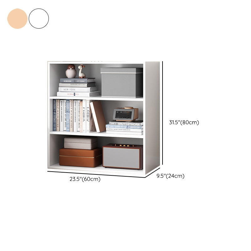 Modern Standard Bookcase Engineered Wood Open Back Bookshelf Clearhalo 'Bookcases' 'furn' 'furn_bookcases' 'Furniture' 'Office Furniture' 6717608