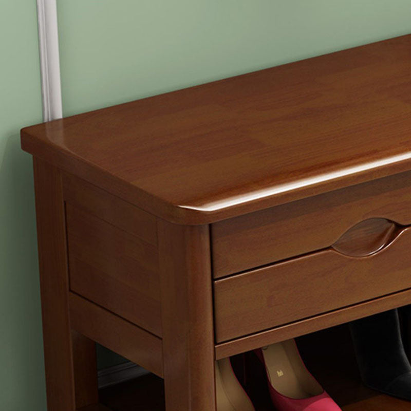 Mid-Century Modern Seating Bench Rectangle Shoe Storage Entryway Bedroom Bench Clearhalo 'Benches' 'Chairs & Seating' 'furn' 'furn_benches' 'Furniture' 'Living Room Furniture' 6717613