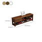 Mid-Century Modern Seating Bench Rectangle Shoe Storage Entryway Bedroom Bench Clearhalo 'Benches' 'Chairs & Seating' 'furn' 'furn_benches' 'Furniture' 'Living Room Furniture' 6717622