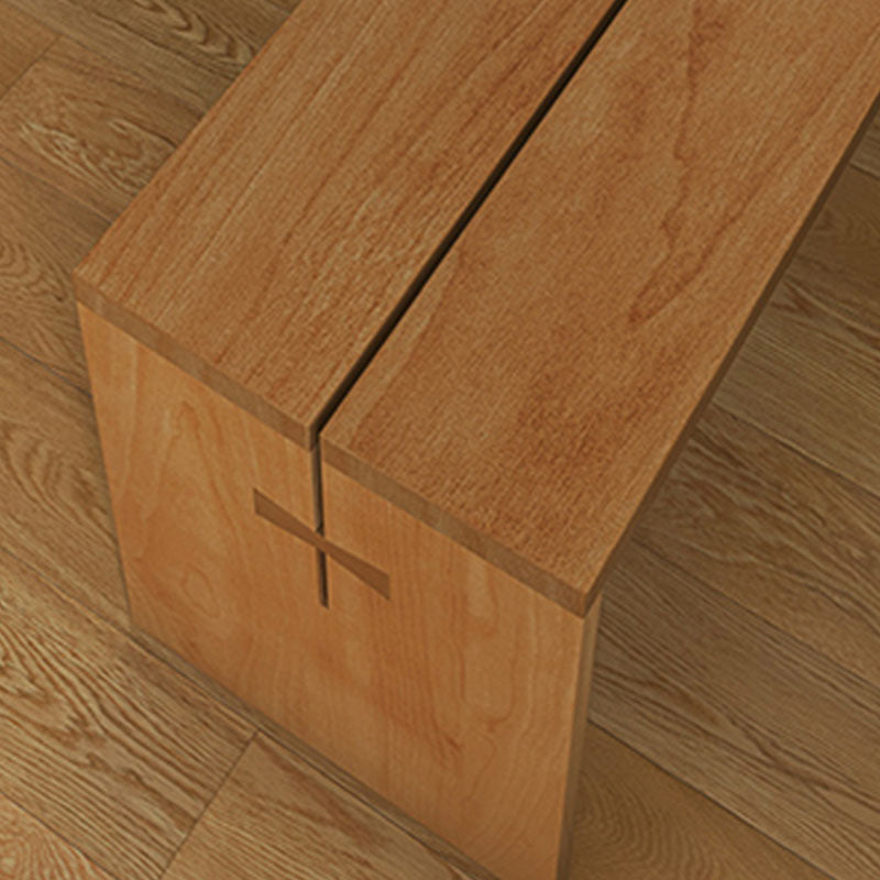 Contemporary Solid Wood Bench Home Rectangle Seating Bench with Legs Clearhalo 'Benches' 'Chairs & Seating' 'furn' 'furn_benches' 'Furniture' 'Living Room Furniture' 6717629