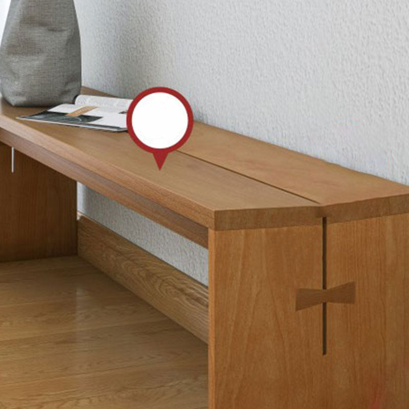 Contemporary Solid Wood Bench Home Rectangle Seating Bench with Legs Clearhalo 'Benches' 'Chairs & Seating' 'furn' 'furn_benches' 'Furniture' 'Living Room Furniture' 6717631