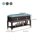 14" W Cushioned Seating Bench Rectangle Shoe Storage Entryway Bench Clearhalo 'Benches' 'Chairs & Seating' 'furn' 'furn_benches' 'Furniture' 'Living Room Furniture' 6717680