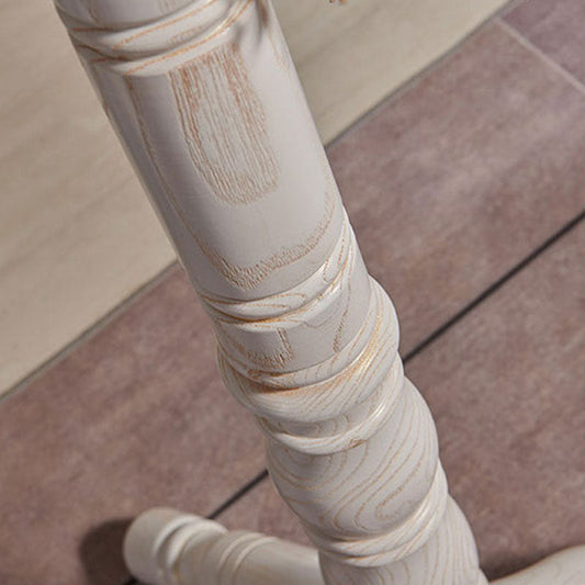 Rack de manteaux d'entrée en bois massif Style traditionnel Simple Home Floor Coat Cherners