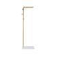 Metal and Slate Entrance Coat Rack Modern Minimalist Home Floor Coat Rack Gold Without Wheels Clearhalo 'Entry & Mudroom Furniture' 'furn' 'furn_hall_tree_coat_racks' 'Furniture' 'Hall Trees & Coat Racks' 'hall_tree_coat_racks' 6719004