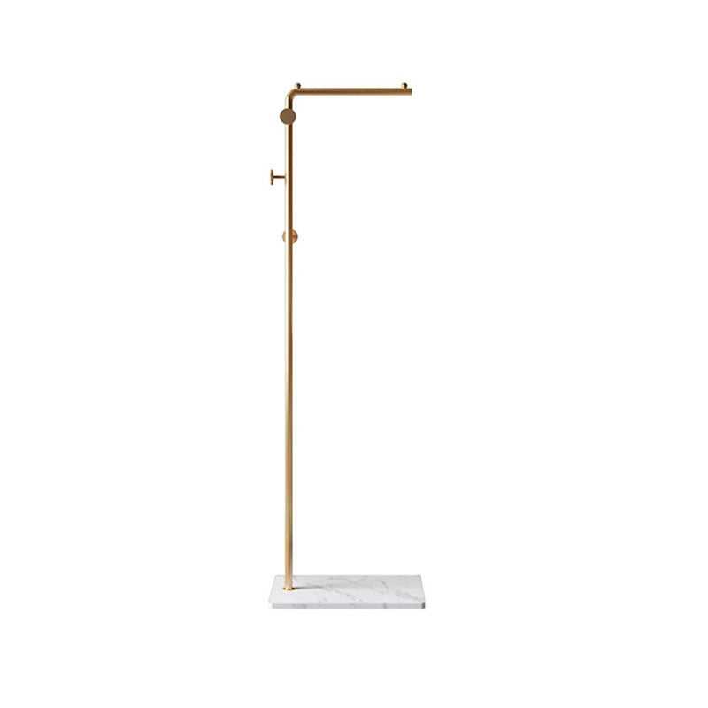 Metal and Slate Entrance Coat Rack Modern Minimalist Home Floor Coat Rack Gold Without Wheels Clearhalo 'Entry & Mudroom Furniture' 'furn' 'furn_hall_tree_coat_racks' 'Furniture' 'Hall Trees & Coat Racks' 'hall_tree_coat_racks' 6719004