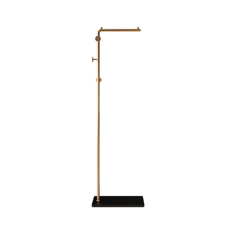 Metal and Slate Entrance Coat Rack Modern Minimalist Home Floor Coat Rack Black Without Wheels Clearhalo 'Entry & Mudroom Furniture' 'furn' 'furn_hall_tree_coat_racks' 'Furniture' 'Hall Trees & Coat Racks' 'hall_tree_coat_racks' 6719005