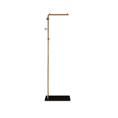 Metal and Slate Entrance Coat Rack Modern Minimalist Home Floor Coat Rack Black Without Wheels Clearhalo 'Entry & Mudroom Furniture' 'furn' 'furn_hall_tree_coat_racks' 'Furniture' 'Hall Trees & Coat Racks' 'hall_tree_coat_racks' 6719005