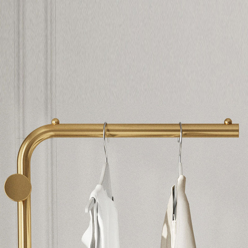 Metal and Slate Entrance Coat Rack Modern Minimalist Home Floor Coat Rack Clearhalo 'Entry & Mudroom Furniture' 'furn' 'furn_hall_tree_coat_racks' 'Furniture' 'Hall Trees & Coat Racks' 'hall_tree_coat_racks' 6719011
