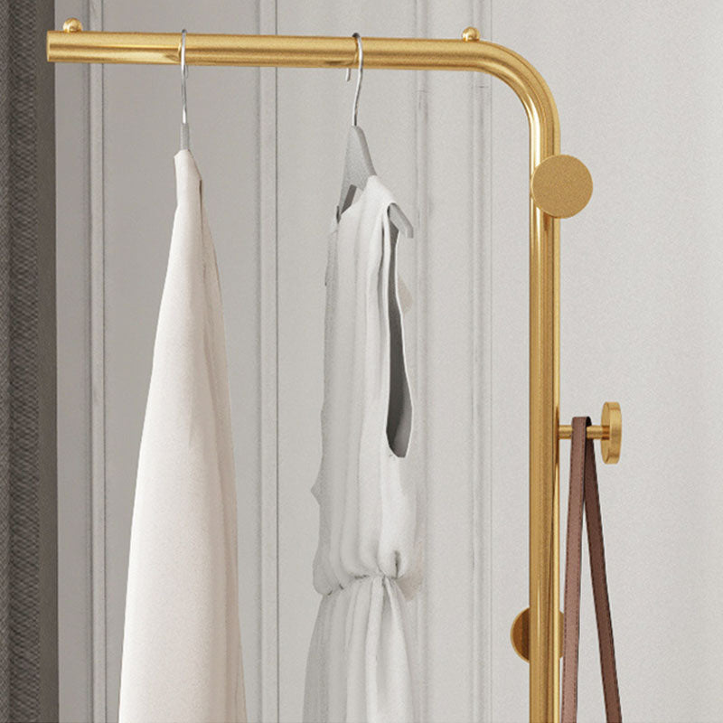 Metal and Slate Entrance Coat Rack Modern Minimalist Home Floor Coat Rack Clearhalo 'Entry & Mudroom Furniture' 'furn' 'furn_hall_tree_coat_racks' 'Furniture' 'Hall Trees & Coat Racks' 'hall_tree_coat_racks' 6719012