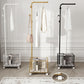 Metal and Slate Entrance Coat Rack Modern Minimalist Home Floor Coat Rack Clearhalo 'Entry & Mudroom Furniture' 'furn' 'furn_hall_tree_coat_racks' 'Furniture' 'Hall Trees & Coat Racks' 'hall_tree_coat_racks' 6719018