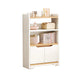 Contemporary Wood Chest Rectangle with Doors Side Cabinet with Shelves 23.6"L x 9.4"W x 47.2"H White Clearhalo 'Cabinets & Chests' 'cabinets_chests' 'furn' 'furn_cabinets_chests' 'Furniture' 'Living Room Furniture' 6719167