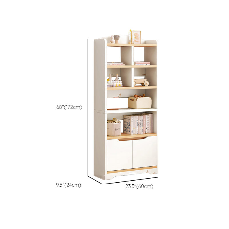 Contemporary Wood Chest Rectangle with Doors Side Cabinet with Shelves Clearhalo 'Cabinets & Chests' 'cabinets_chests' 'furn' 'furn_cabinets_chests' 'Furniture' 'Living Room Furniture' 6719177