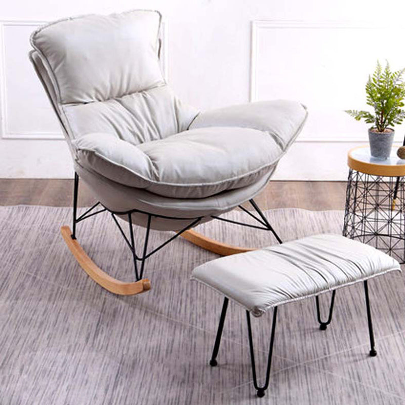 Chaise de canapé moderne adulte intérieur chaise à bascule de loisirs pour le salon