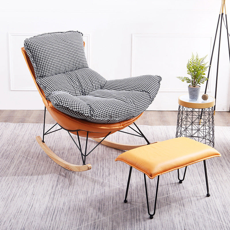 Chaise de canapé moderne adulte intérieur chaise à bascule de loisirs pour le salon