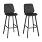 Industrial Sintered Stone 1/2/5 Pieces Bar Table Set Rectangle Bar Table with Metal Legs
