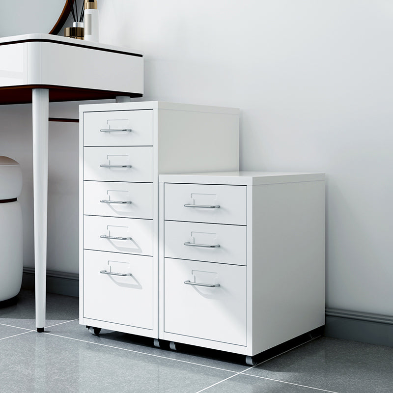 Contemporary Steel Filing Cabinet File Pedestal File Cabinet with Drawers Clearhalo 'Filing Cabinets' 'filling_cabinets' 'furn' 'furn_filling_cabinets' 'Furniture' 'Office Furniture' 6719369