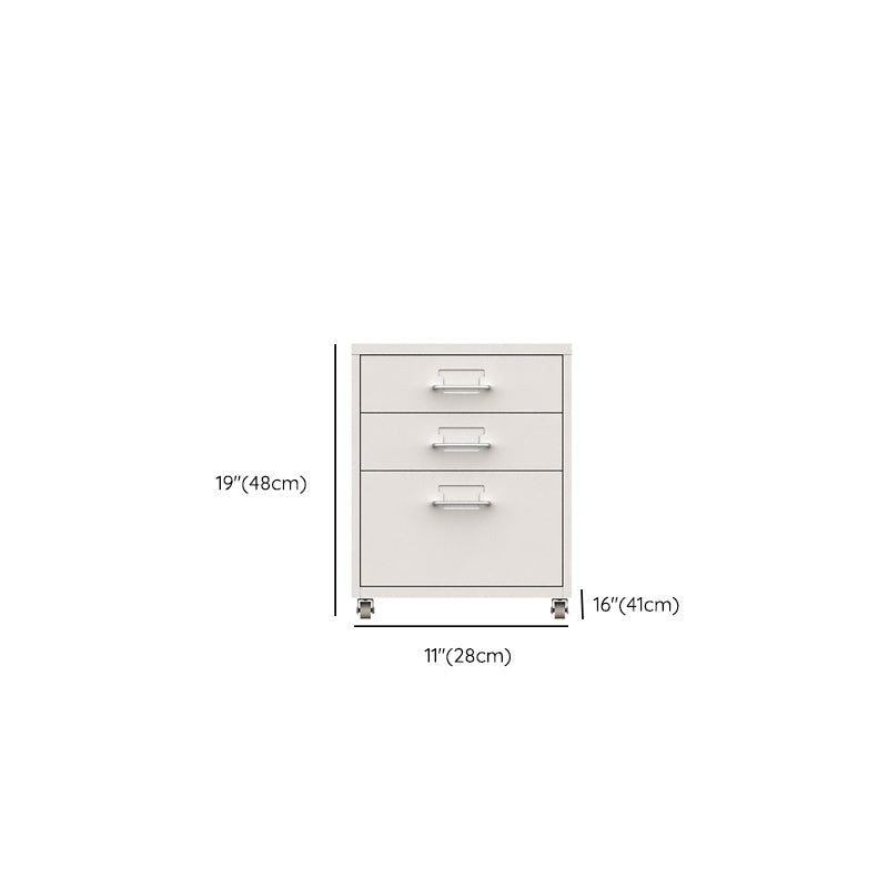 Contemporary Steel Filing Cabinet File Pedestal File Cabinet with Drawers Clearhalo 'Filing Cabinets' 'filling_cabinets' 'furn' 'furn_filling_cabinets' 'Furniture' 'Office Furniture' 6719394