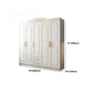 French Country Wardrobe White Wooden Wardrobe Closet for Bedroom Clearhalo 'Armoires & Wardrobes' 'armoires_wardrobes' 'Bedroom Furniture' 'furn' 'furn_armoires_wardrobes' 'Furniture' 6719398