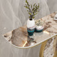 Tavolo console in pietra glam tavolo da fine graffio per la sala