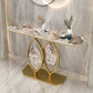 Tavolo console in pietra glam tavolo da fine graffio per la sala