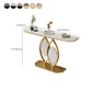 Tavolo console in pietra glam tavolo da fine graffio per la sala