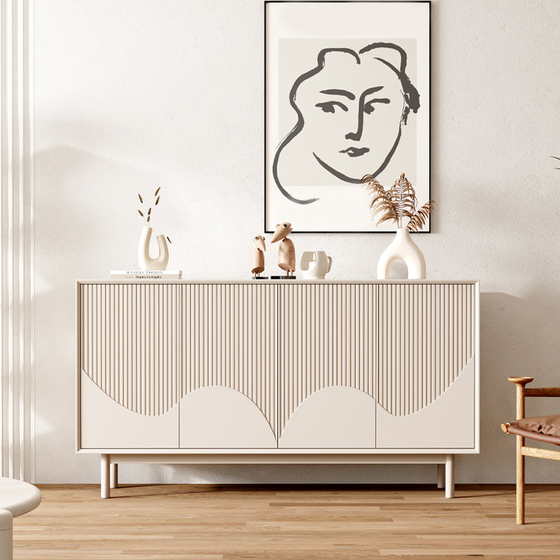 Cuffet da pranzo in legno moderno e contemporaneo con armadi