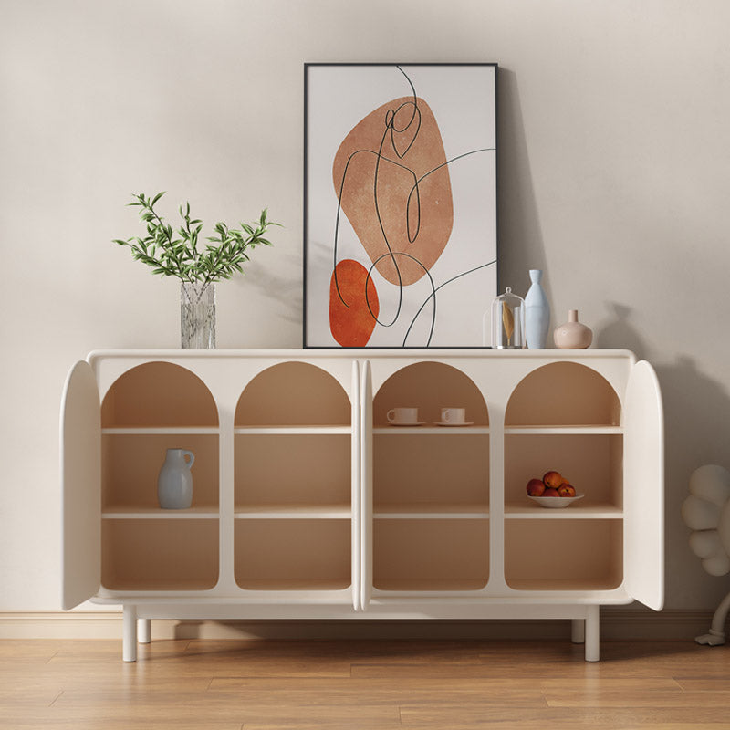 Modern and Contemporary Sideboard Wood Credenza with Cabinets Clearhalo 'buffet_sideboard' 'Buffets & Sideboards' 'furn' 'furn_buffet_sideboard' 'Furniture' 'Kitchen & Dining Furniture' 6722187