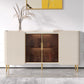 Tavolo a buffet in stile glam Credenza a buffet con armadi e cassetti