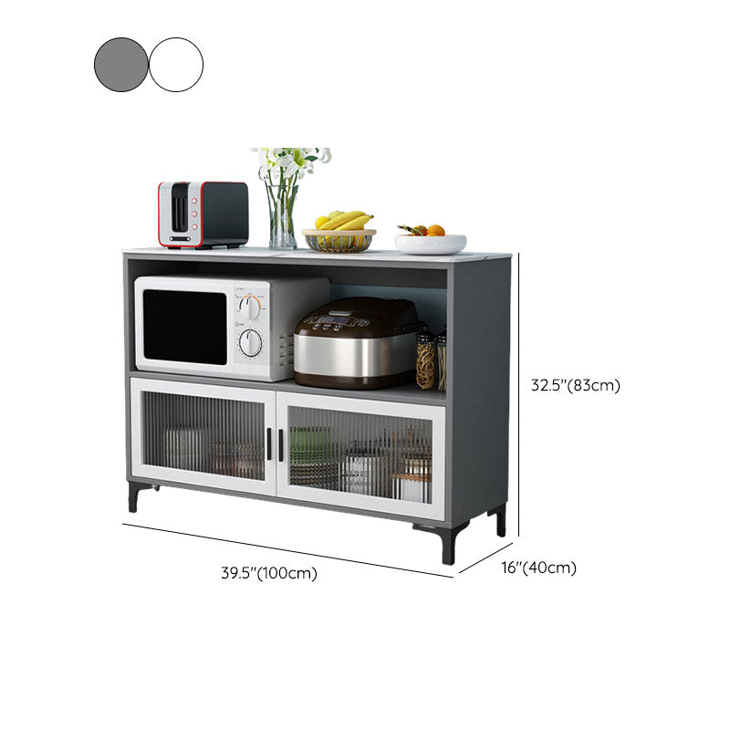 Boucheron en bois d'ingénierie en pierre avec rangement ouvert