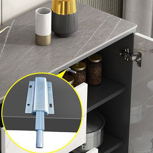 Sideboard in legno in legno in pietra in pietra con 2 porte