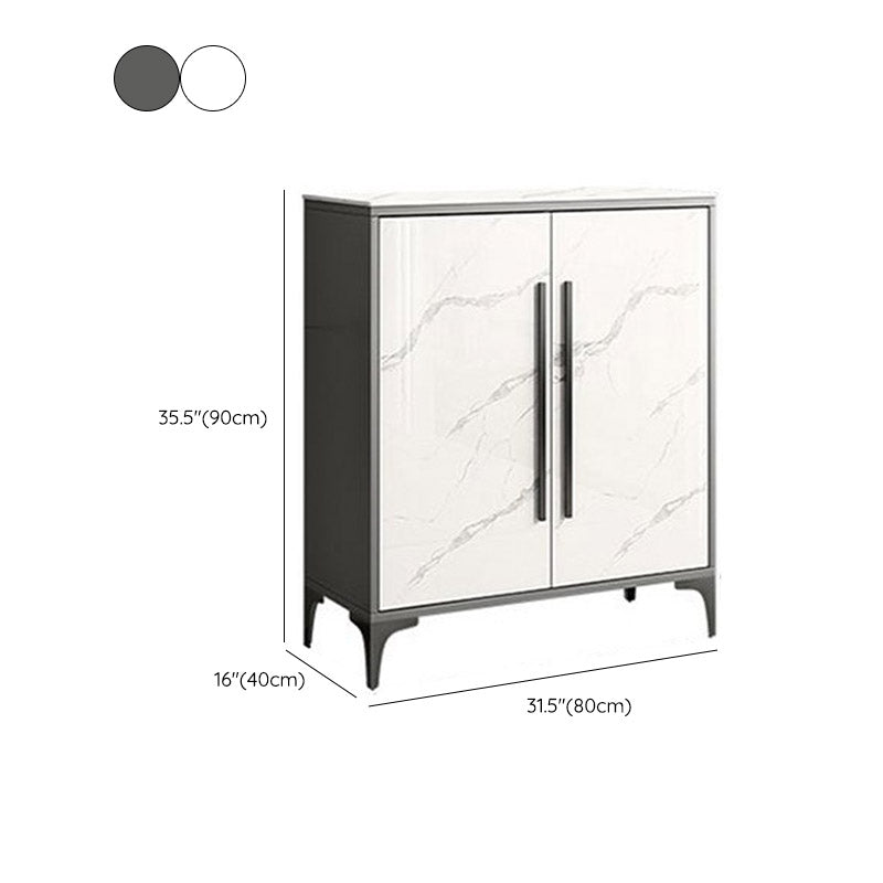 Sideboard in legno in legno in pietra in pietra con 2 porte