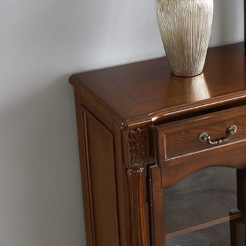 キッチン使用のためのモダンなスタイルのサイドボードソリッドウッド2ドアサイドボード