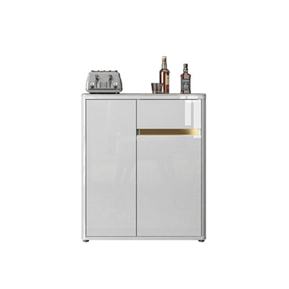 Credenza in pietra a buffet moderno con armadi e cassetti