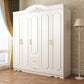 Hinged Engineered Wood Wardrobe Cabinet French Country Wardrobe Closet