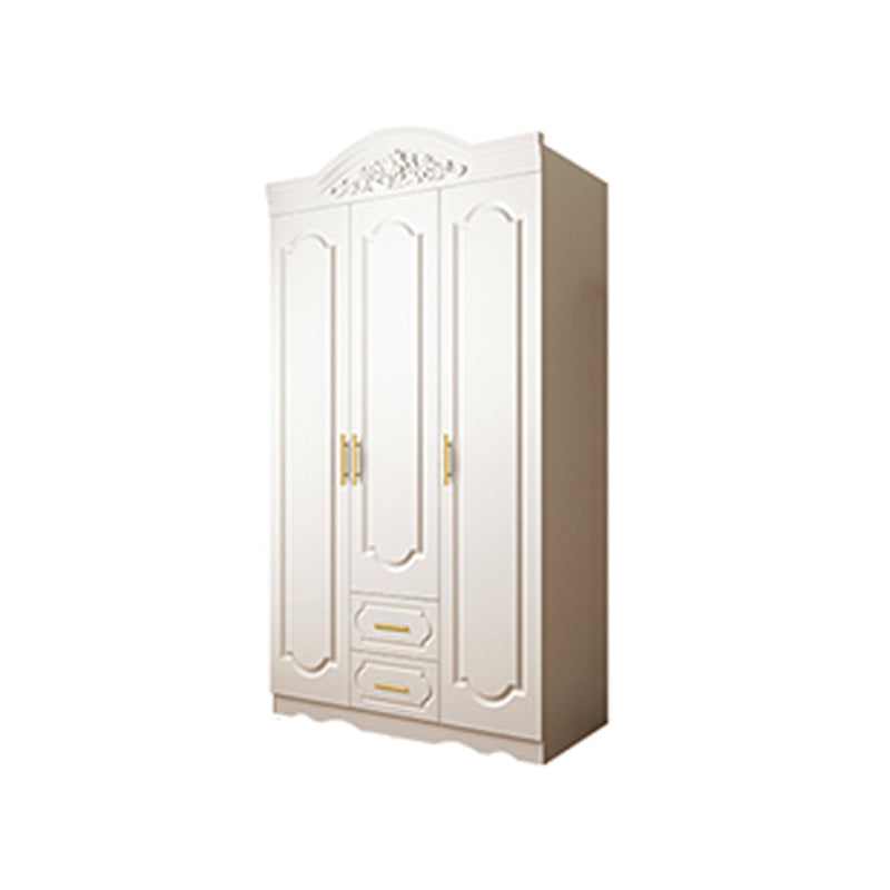 Hinged Engineered Wood Wardrobe Cabinet French Country Wardrobe Closet