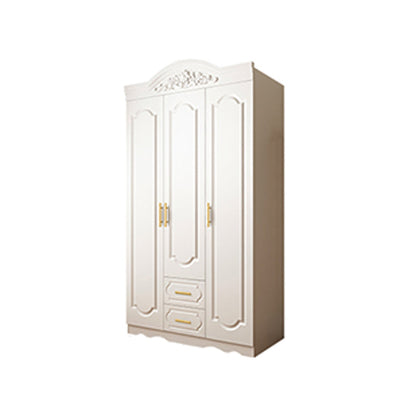 Hinged Engineered Wood Wardrobe Cabinet French Country Wardrobe Closet