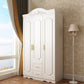 Hinged Engineered Wood Wardrobe Cabinet French Country Wardrobe Closet
