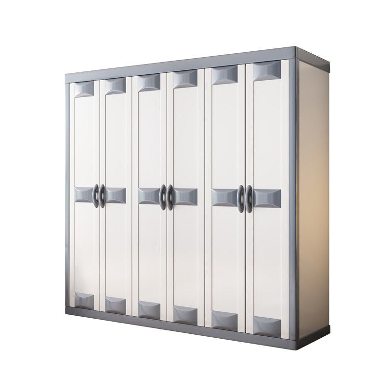 Rubberwood Wardrobe Closet Contemporary Hinged Wardrobe Cabinet