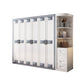 Rubberwood Wardrobe Closet Contemporary Hinged Wardrobe Cabinet