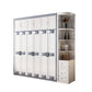 Rubberwood Wardrobe Closet Contemporary Hinged Wardrobe Cabinet