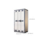 Rubberwood Wardrobe Closet Contemporary Hinged Wardrobe Cabinet