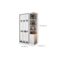 Rubberwood Wardrobe Closet Contemporary Hinged Wardrobe Cabinet