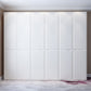 Engineered Wood Wardrobe Cabinet with Garment Rod Modern Wardrobe Closet