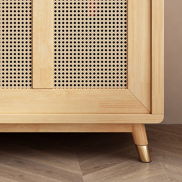 Armadio del guardaroba in legno di gomma Armade a scorrimento scorrevole contemporaneo