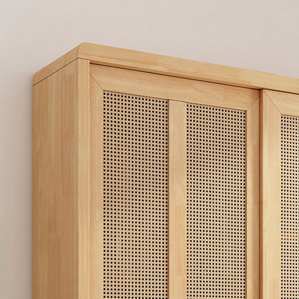 Armadio del guardaroba in legno di gomma Armade a scorrimento scorrevole contemporaneo