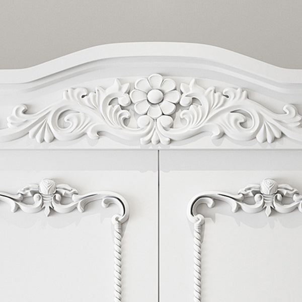 Armario de campo francés Armario ingeniería Gabinete de vestuario de madera